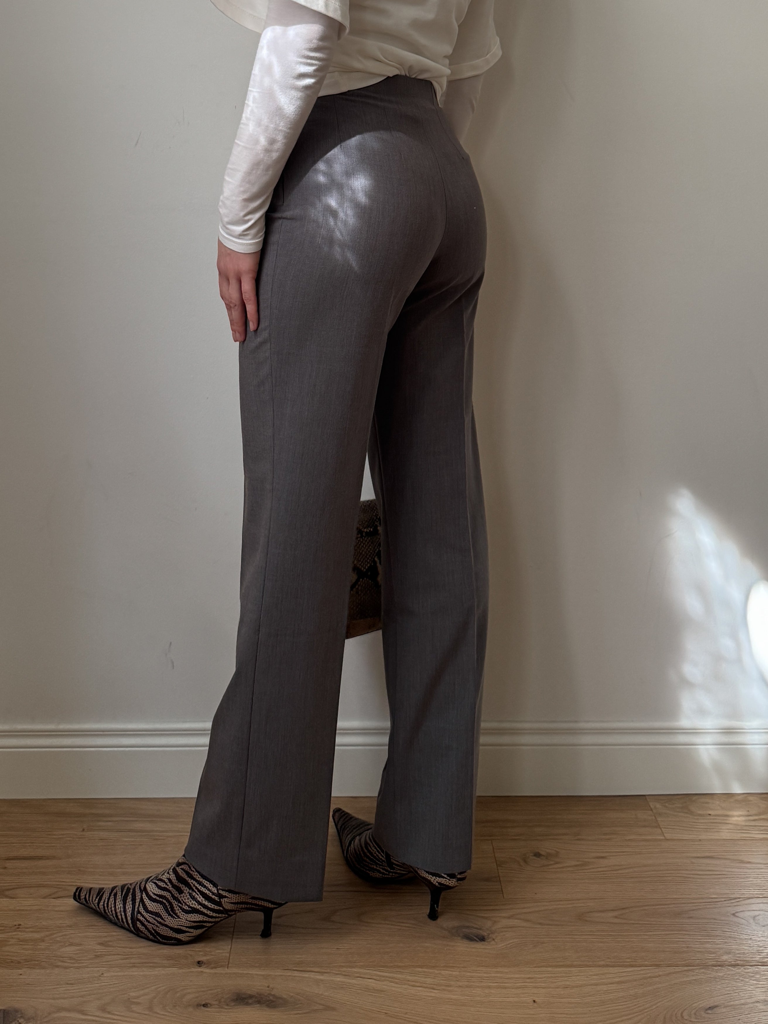 Viscose grey pants