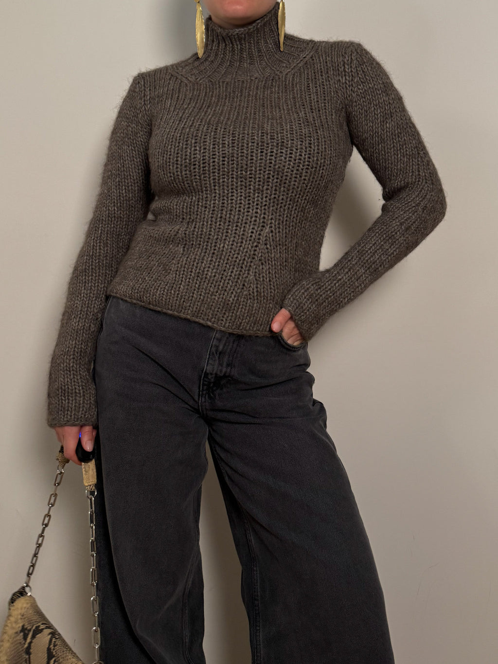 Gil Sander wool and alpaca pull