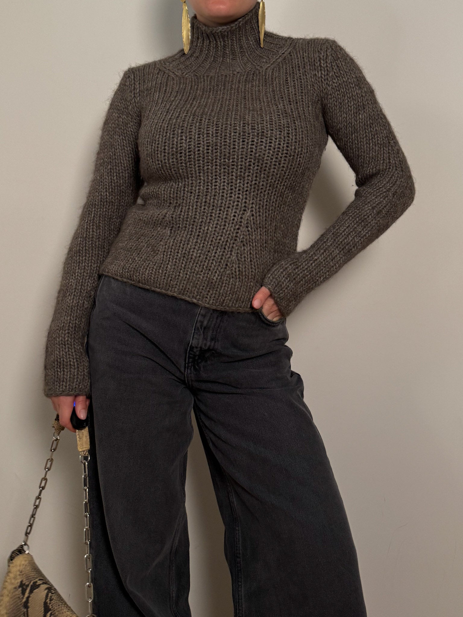 Gil Sander wool and alpaca pull