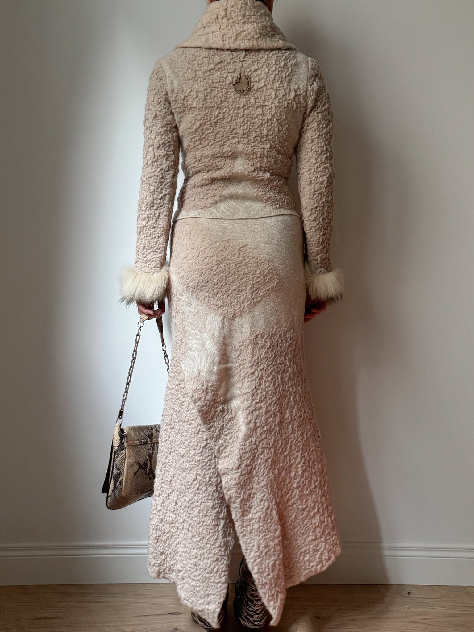 Roberto Cavalli wool and mohair set