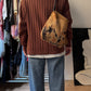 Wool and suede caramel jacket