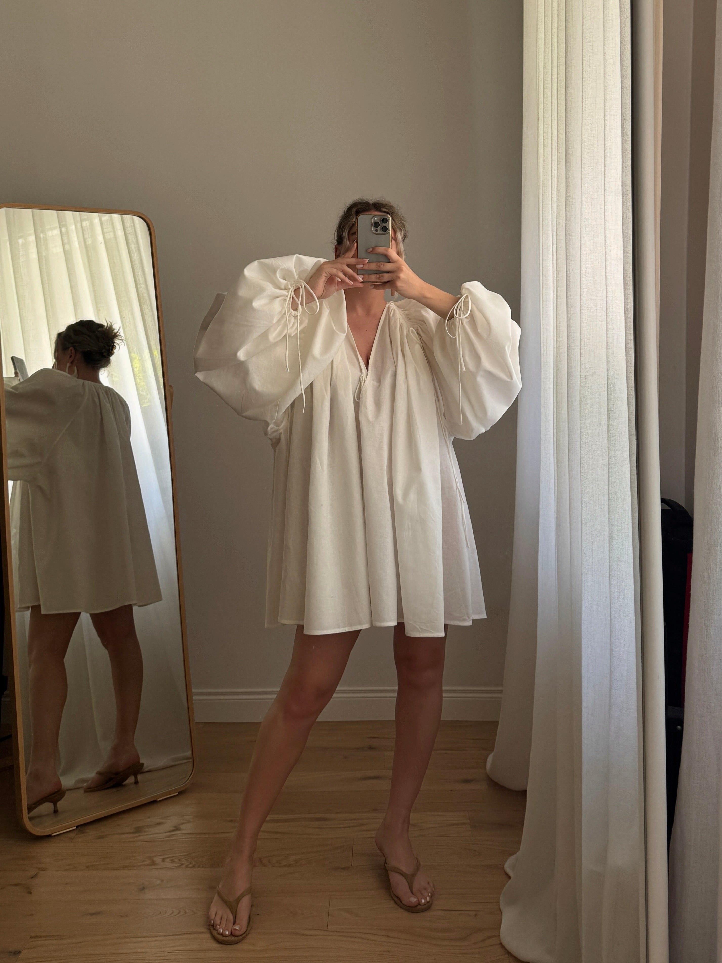 Abito in puro cotone - Bianco