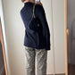 Pure viscose blue cardigan