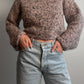 Mohair and wool cropped sweater