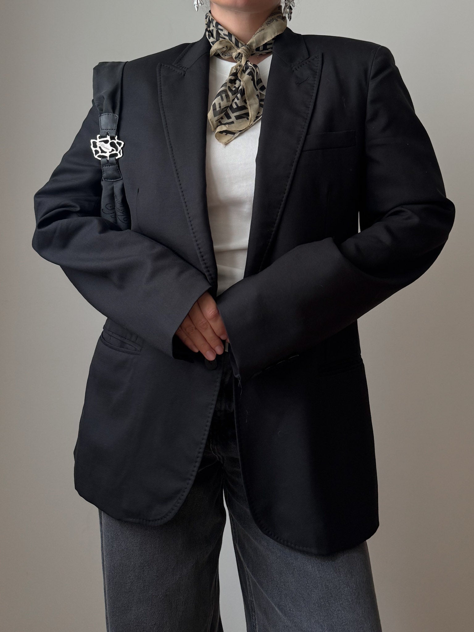 Pure wool black blazer