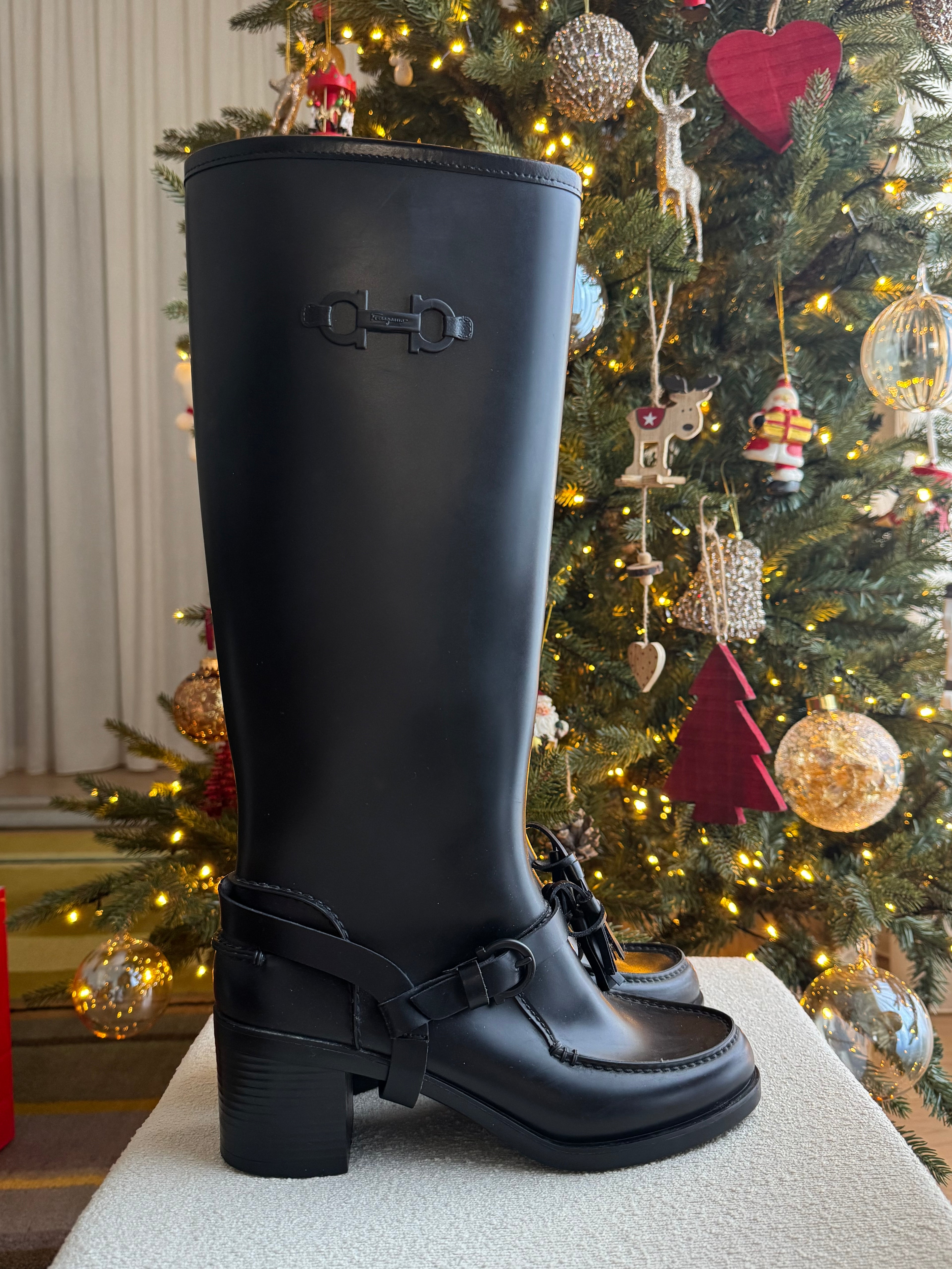 Ferragamo rain boots