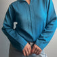 Merino wool azure sweater