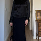 Pure silk black shirt