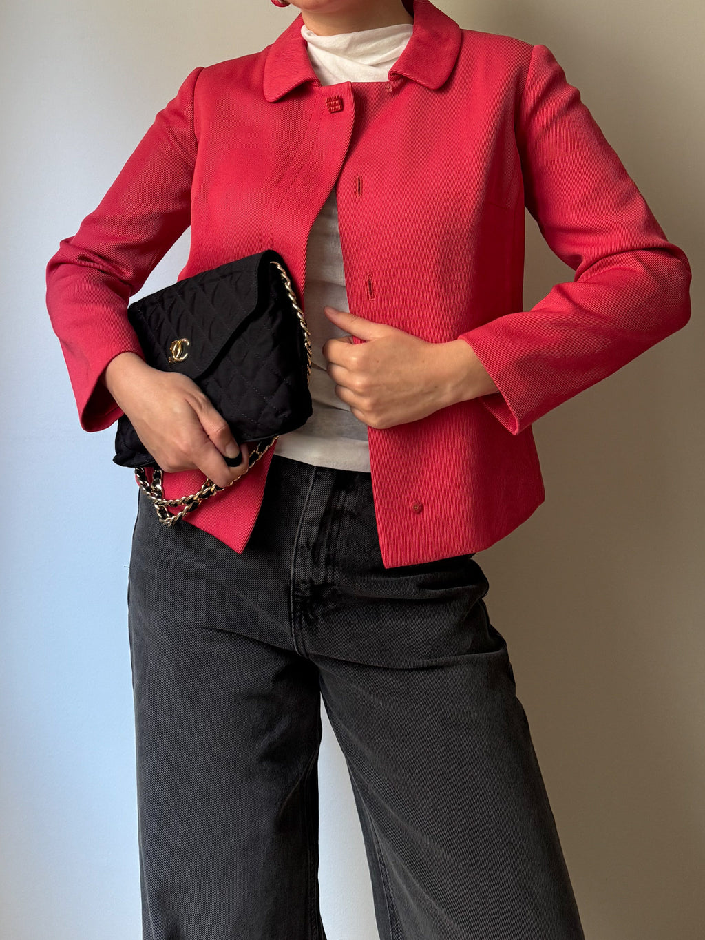 Pure wool strawberry jacket