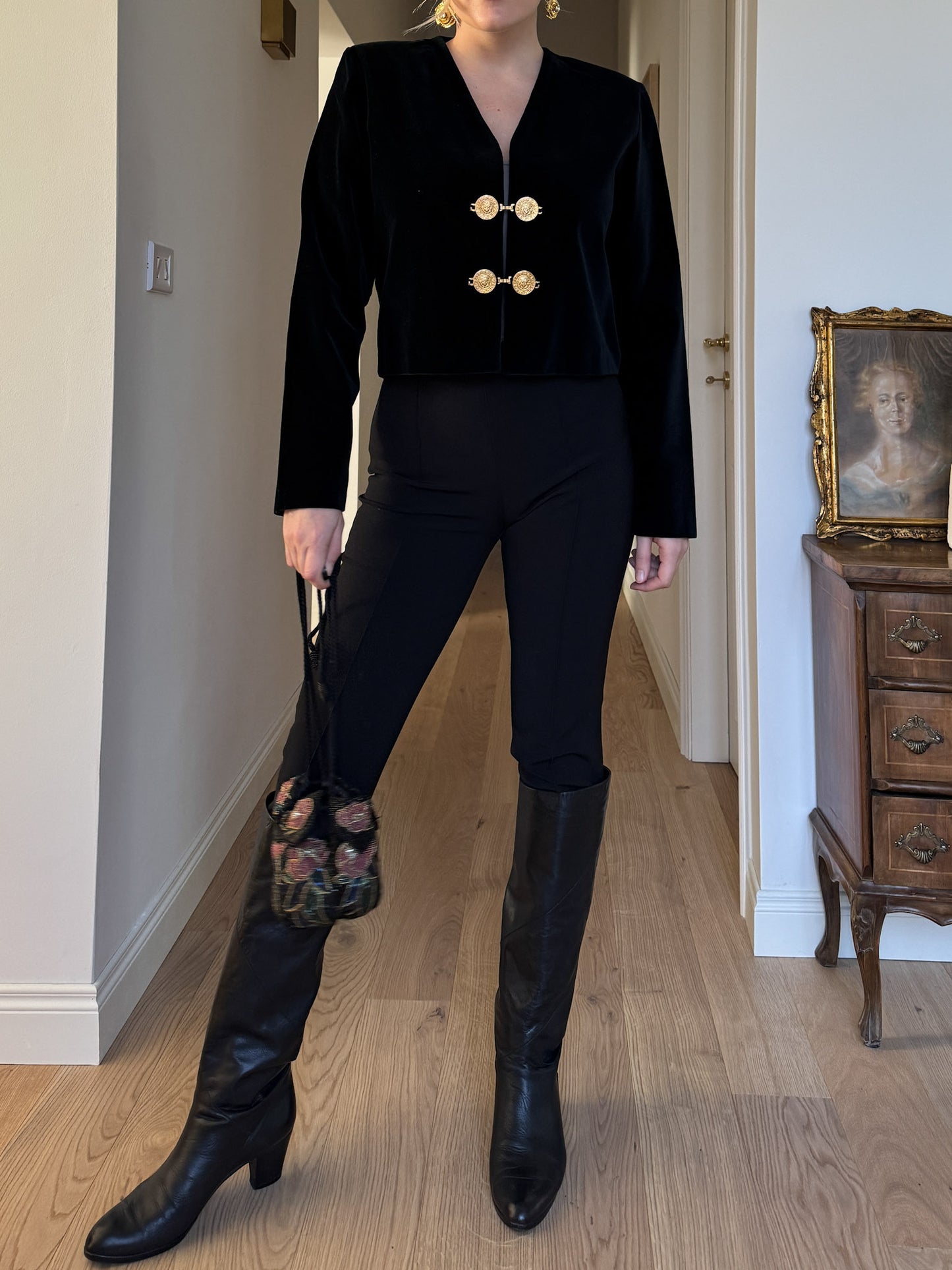 Velvet black jacket
