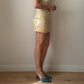 Sequin ivory mini dress