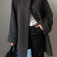 Wool and alpaca grey caban