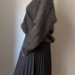 Pure wool grey cardigan