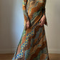 Pure silk long dress