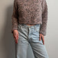 Mohair and wool cropped sweater