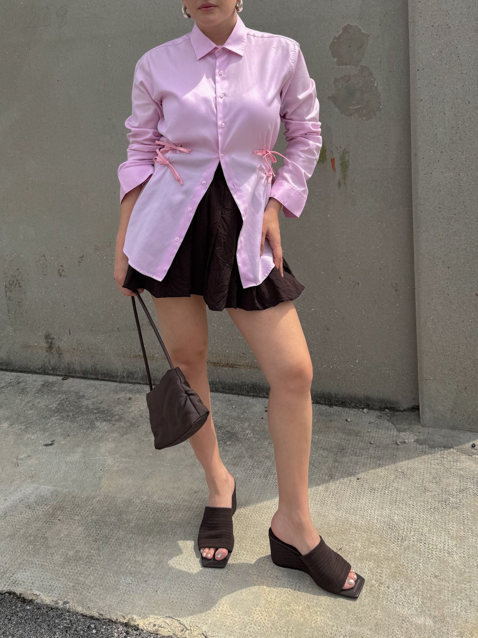 Isotta baby pink cotton