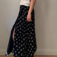 Viscose floral skirt