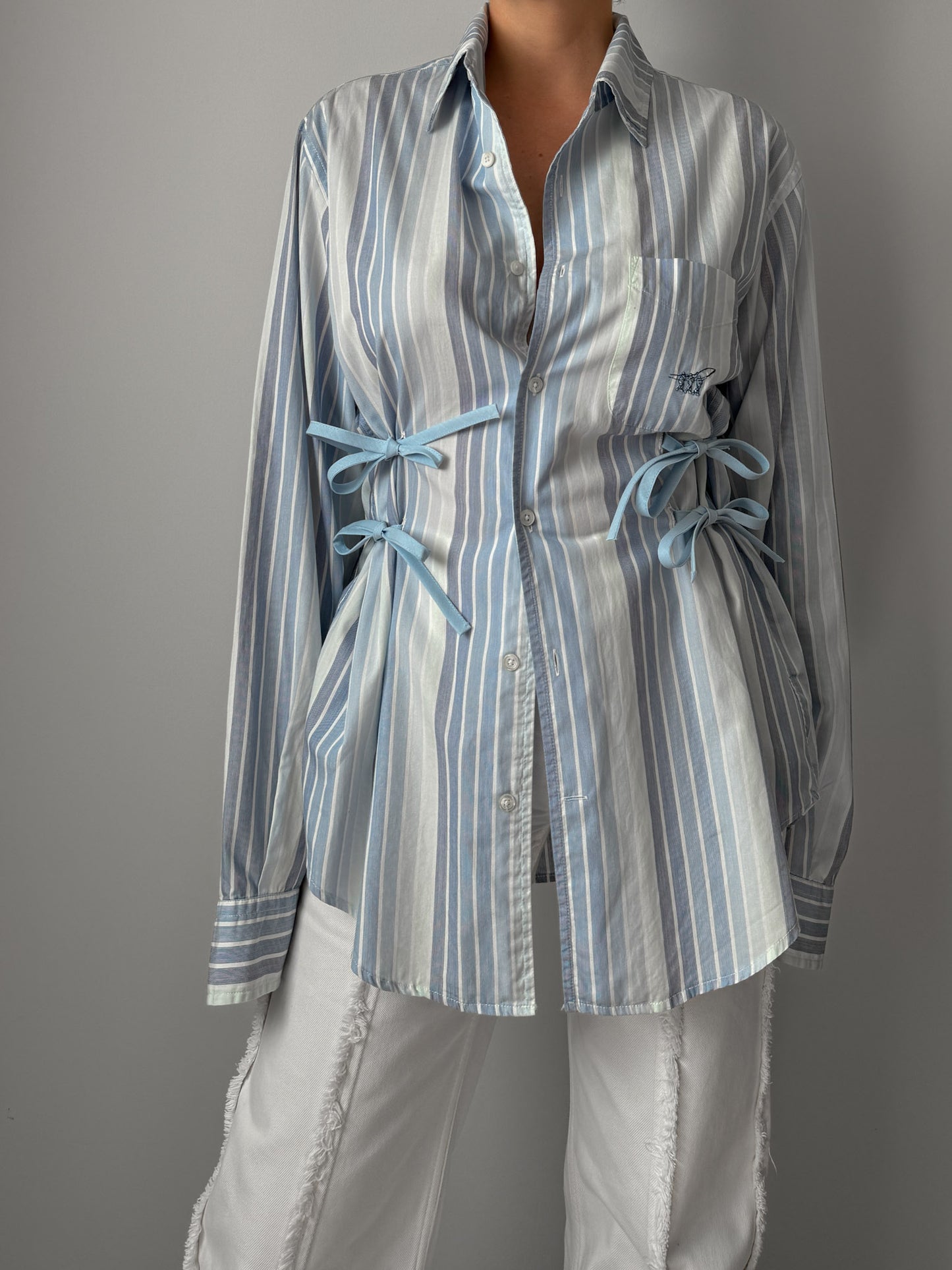 Isotta striped cotton (Henry cotton's shirt)