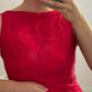 Embroidered strawberry dress