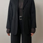 Wool and cashmere black blazer