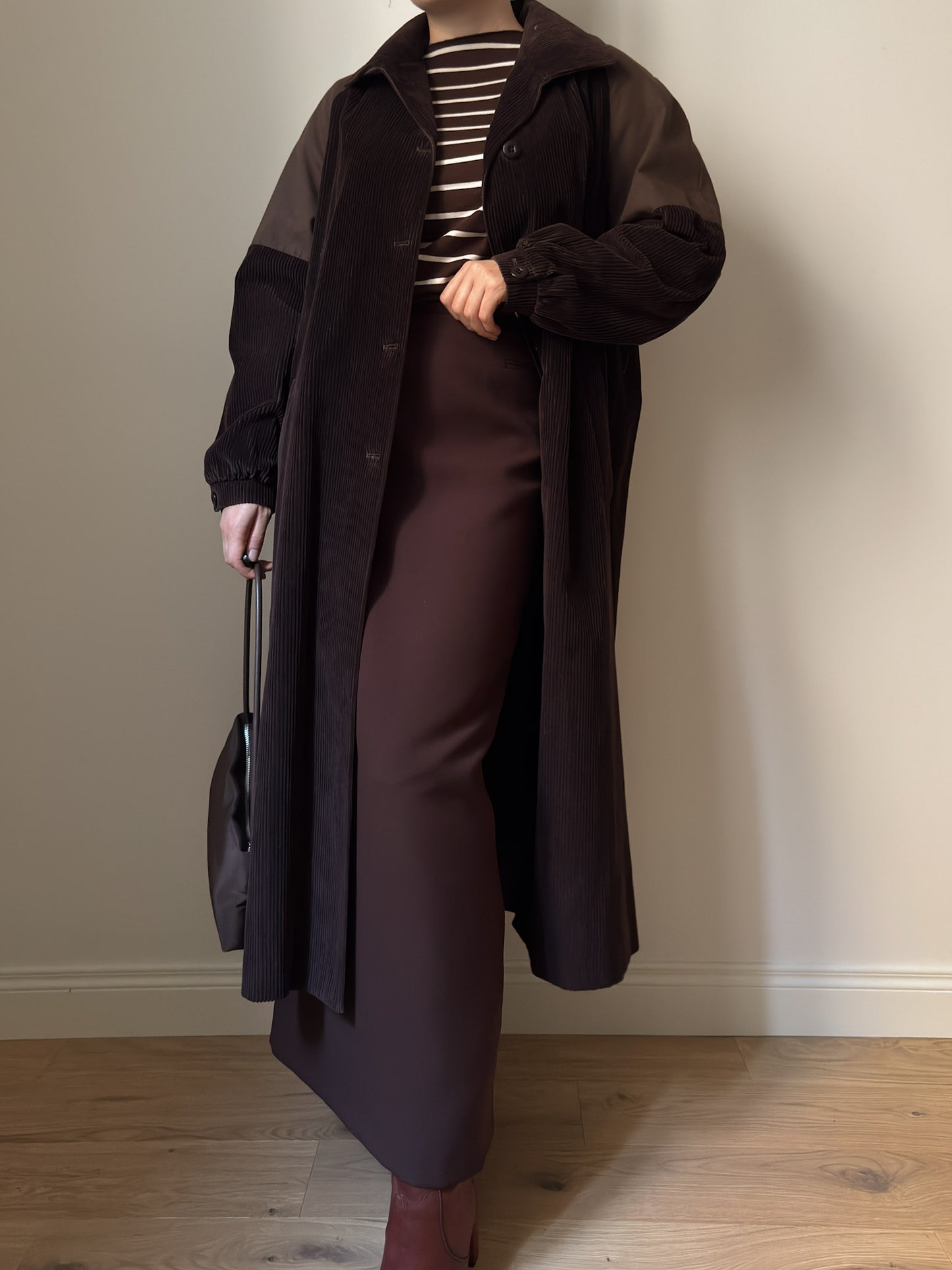 Velvet chocolate coat