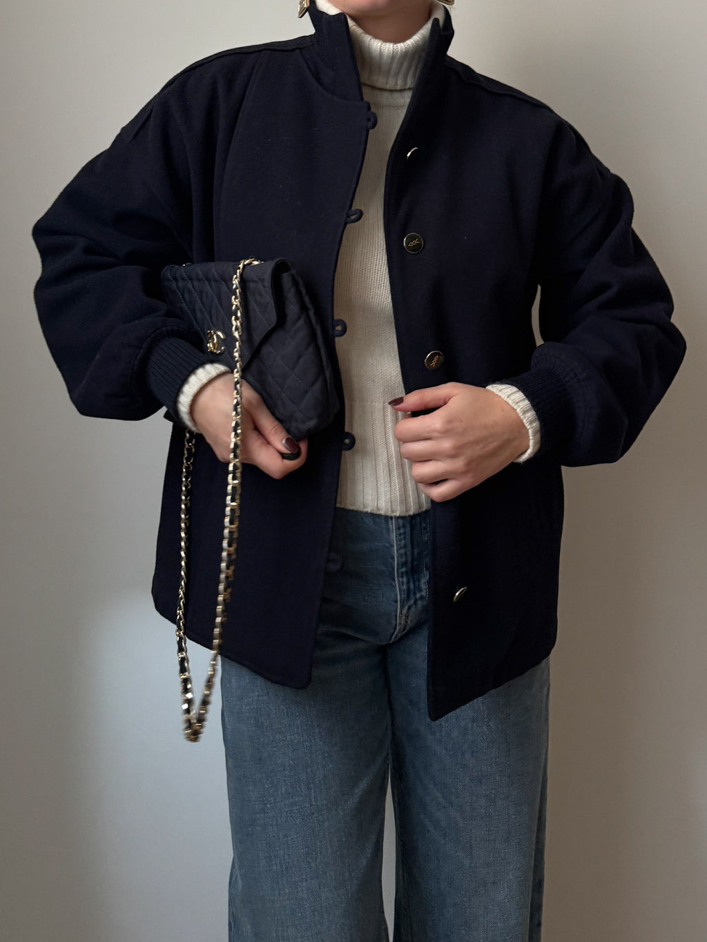 Pure wool blue jacket