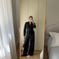 Black kimono blouse