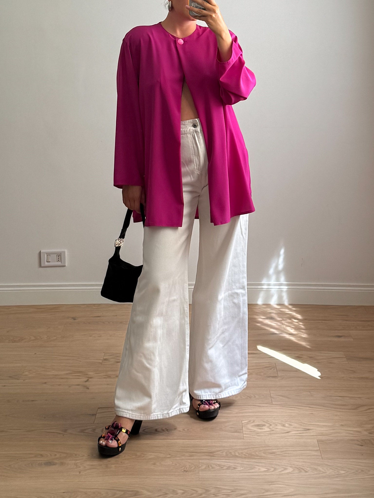 Marzotto cyclamen blouse