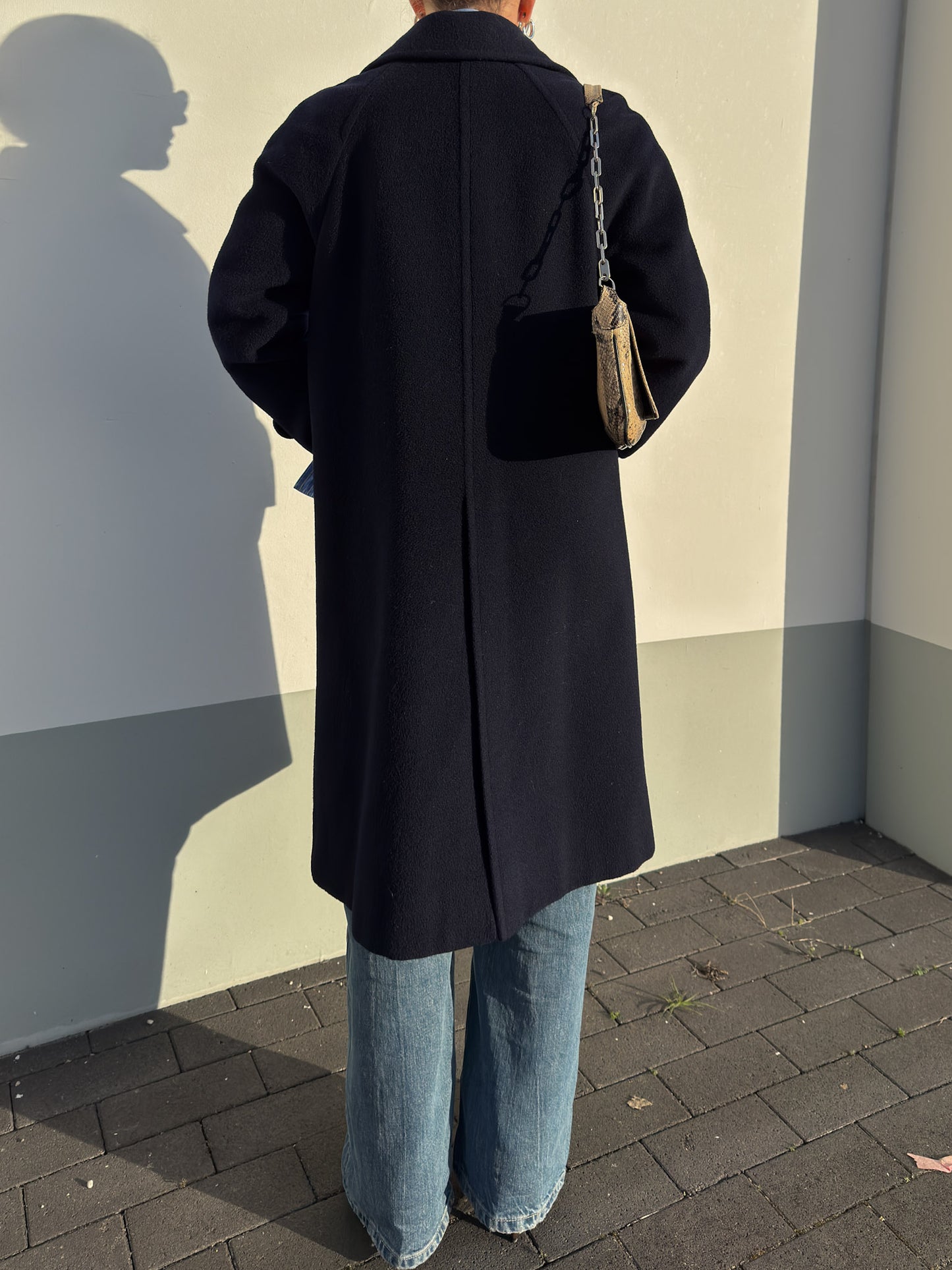 Pure wool blue coat