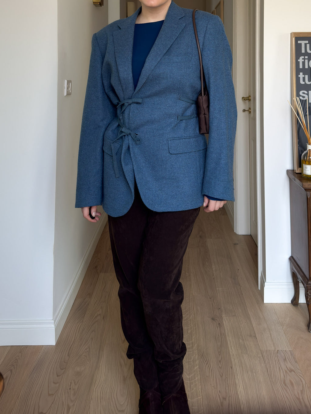 Brando light blue wool