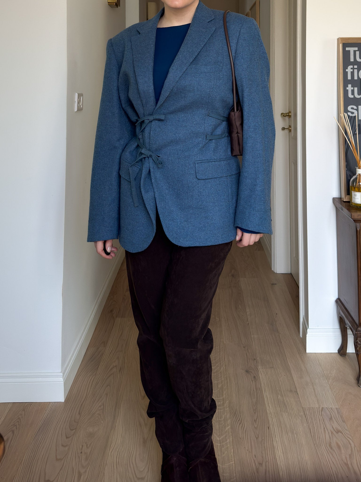 Brando light blue wool