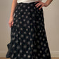 Viscose floral skirt