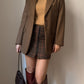 Pure virgin wool camel blazer