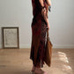 Pure viscose animalier dress