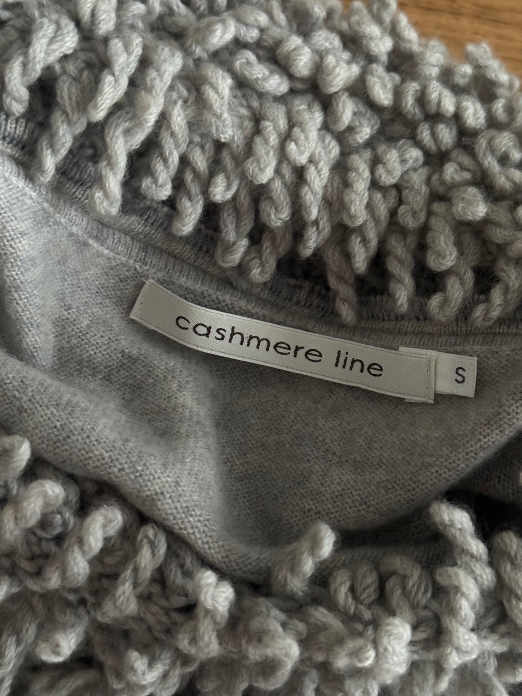 Pure cashmere grey dress