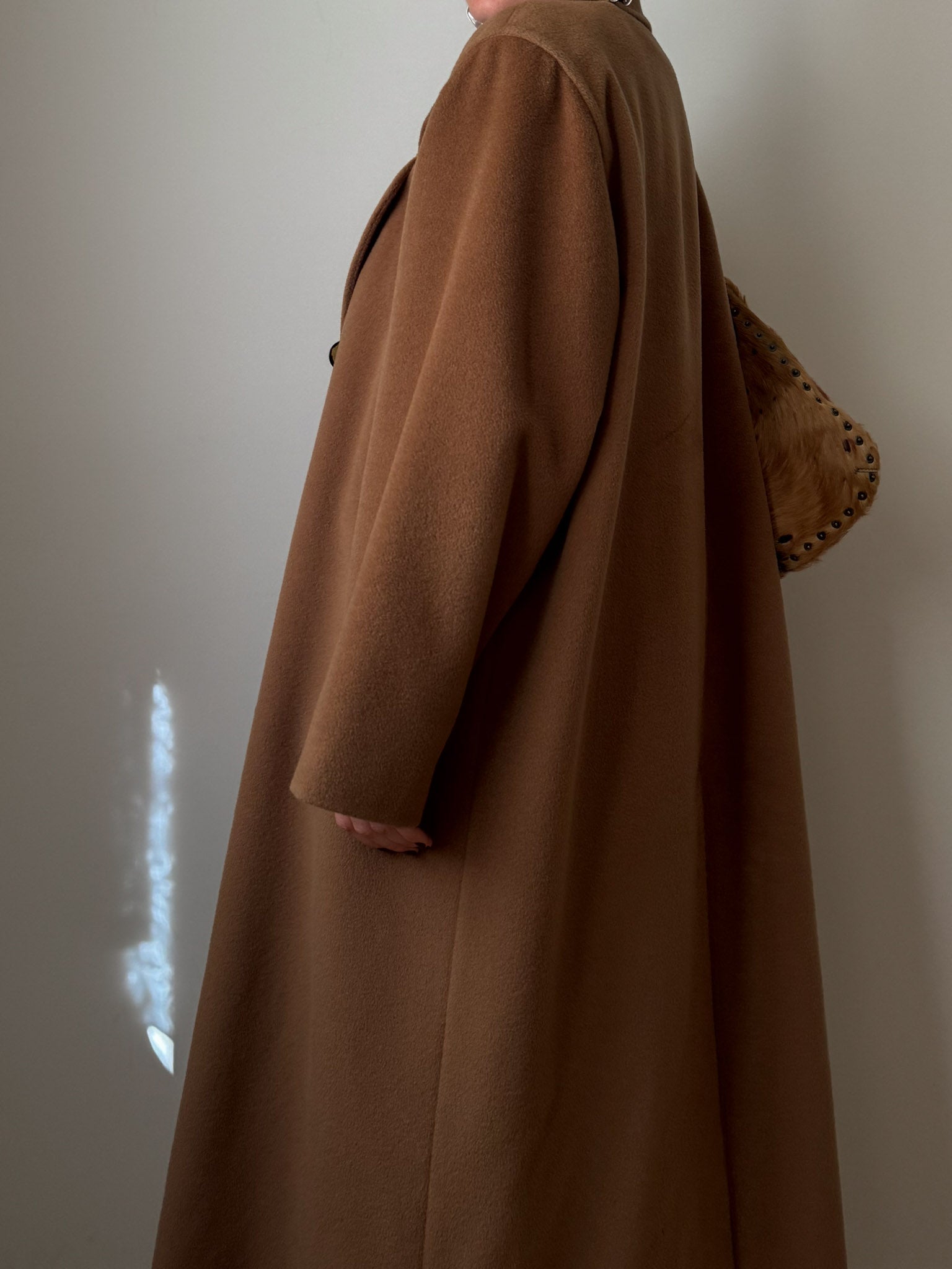 Piacenza pure wool  camel coat