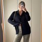 Pure viscose blue cardigan