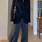 Brando black wool