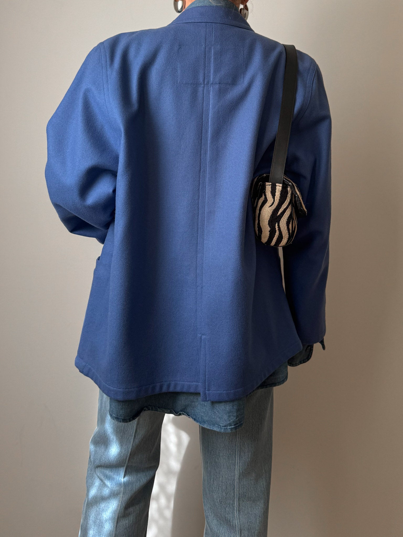 Pure wool cobalt blazer