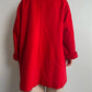 Max Mara pure virgin wool red coat