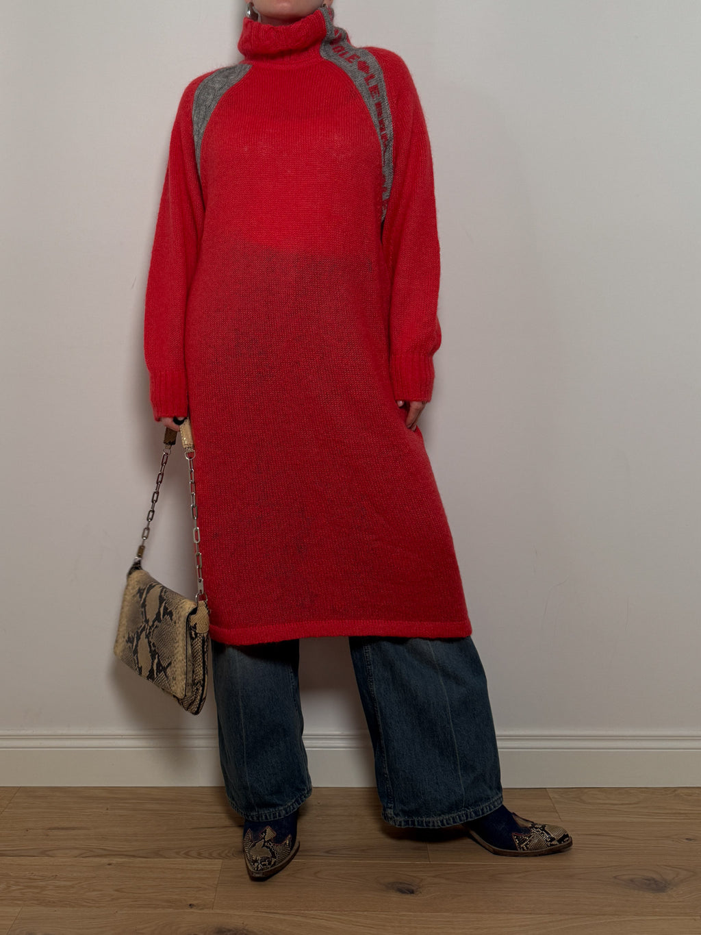 Superkid mohair coral dress