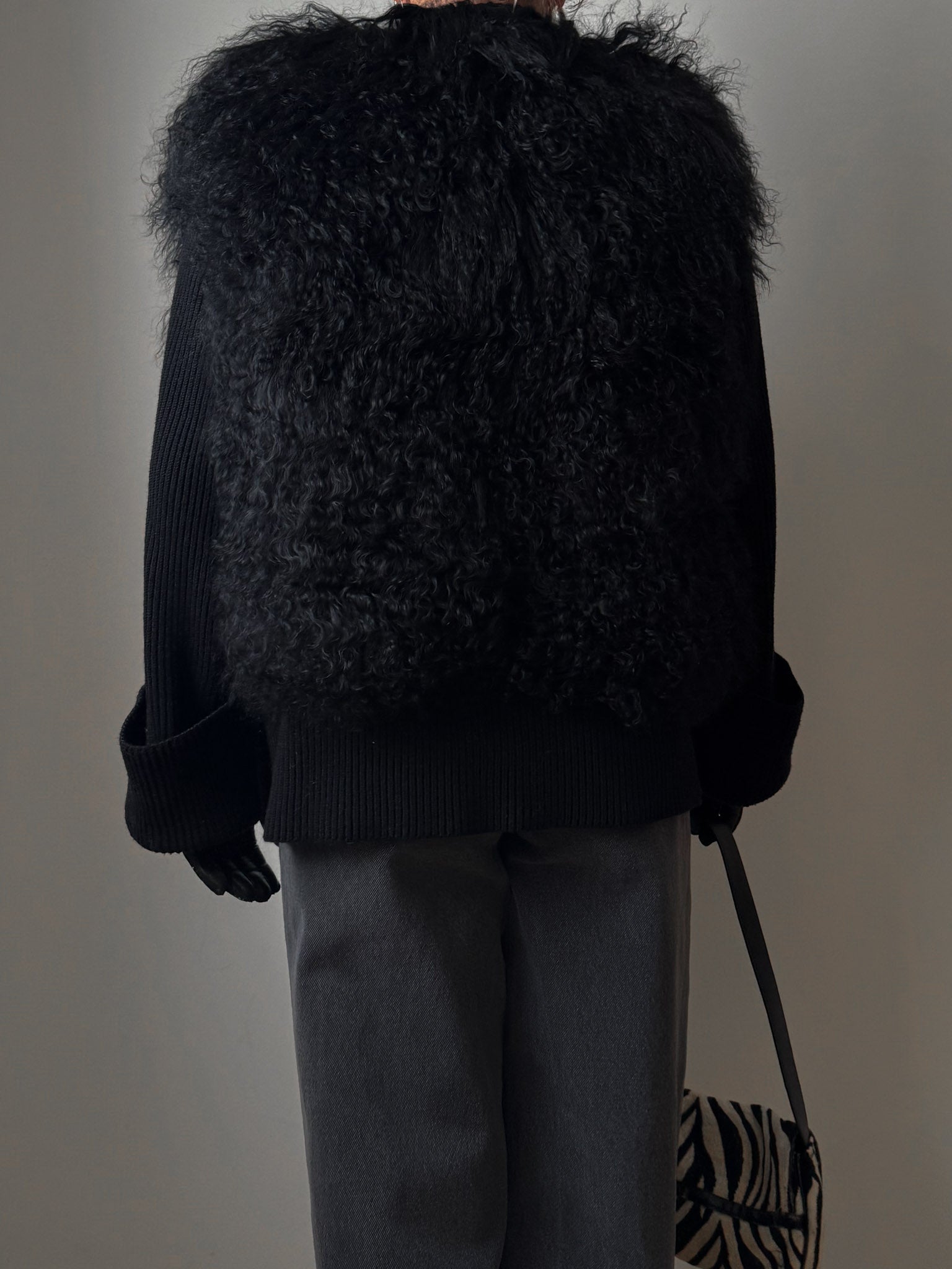 PRE-ORDER Black Mongolian Vest