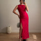 Embroidered strawberry dress