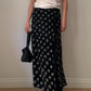 Viscose floral skirt