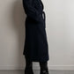 Pure wool blue long coat