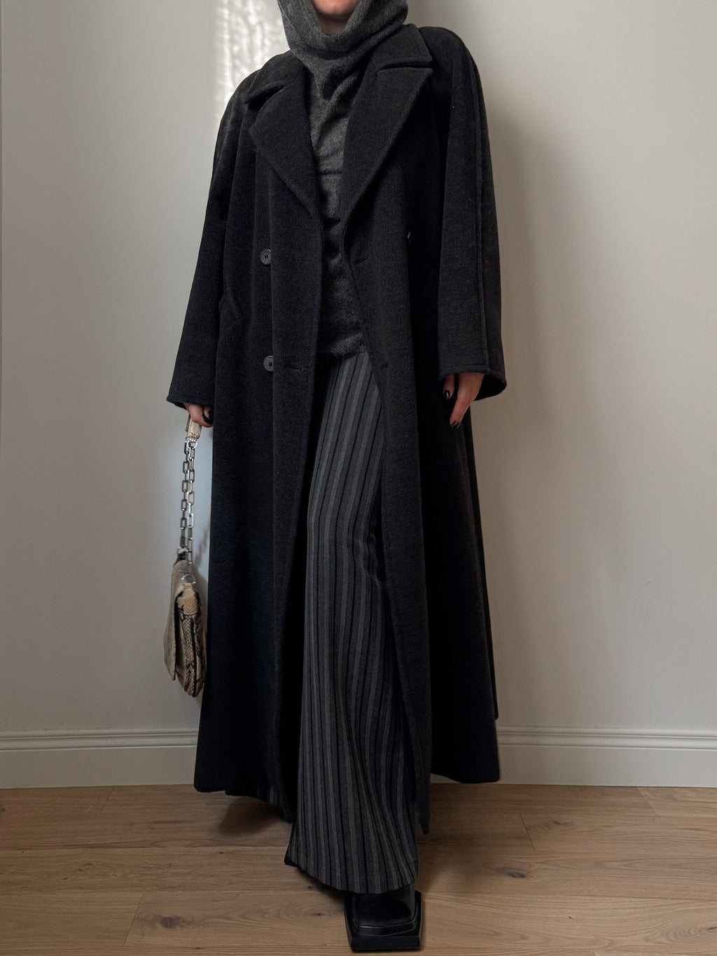 Marella pure wool anthracite coat