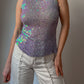 Sequins lilac top