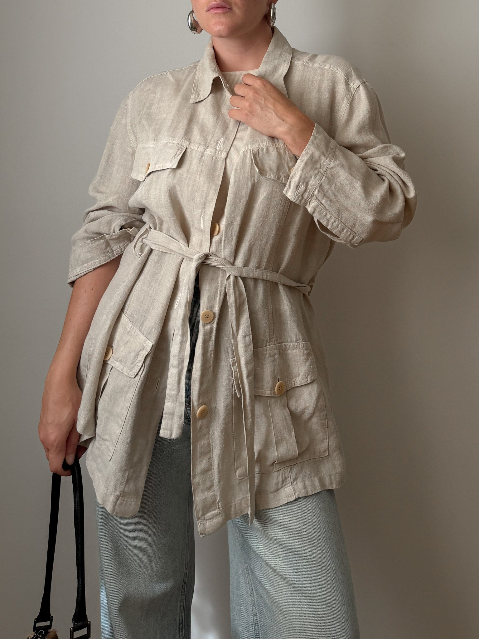 Pure linen sand saharan