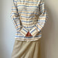 Isotta striped cotton