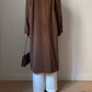 Wool, alpaca and mohair camel coat